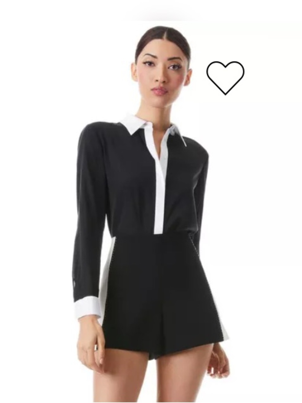 Alice + Olivia Donald Side Panel Short